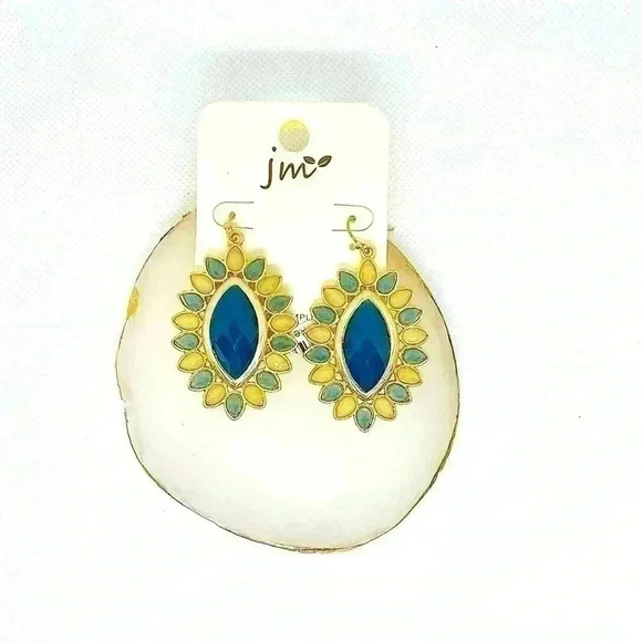 Tear Drop Statement Earrings - Picture 1 of 4